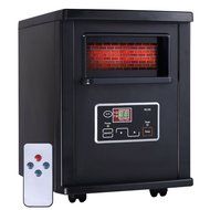 Eshion Black Electric Portable Infrared Quartz Space Heater Remote N2