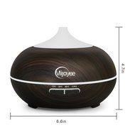 Mijoyee 300ml Aroma Essential Oil Diffuser with 7 Color shades, Ultrasonic Cool Mist Humidifier, For Home, Office... N13