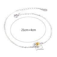 Morenitor[TM] Jewelry Earrings Stud 18k Gold-plated 100% 925 Sterling Silver Daisy Flower Stud Earring. N12