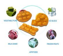 ES 6-Cavity Football Shape Silicone Mold for Making Delicate Chocolate Desserts, Ice Cream Bombes, Cakes, Soap...