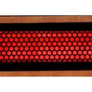 Red Engineered Dual System Portable Electric Fuel Type Quartz Infrared Heater N6