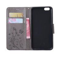 iPhone 7 Plus Case,iPhone 7 Plus Case(5.5&quot;) -Aroko Wallet Embossed Flower PU Leather Case with Card Holders &amp;...