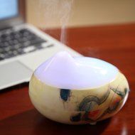 Cideros Aroma Diffuser 120ml Air Purifier Ultrasonic Humidifier Aromatherapy Essential oil Diffuser Cool Mist... N6