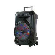 QFX PBX-31151 Rechargeable Powered Speaker w/Bluetooth/FM/USB/TF/AUX-In