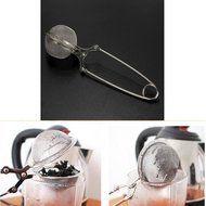 Stainless Steel Spoon Tea Leaves Herb Mesh Ball Infuser Filter Squeeze Strainer
