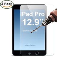 [2 Pack] iPad Pro Glass Screen Protector, MaxTeck 0.26mm Tempered Glass Shatterproof Screen Protector Anti-Shatter...