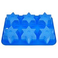 The Kosher Cook KCBW0146 Silicone Star of David Muffin/Cupcake Pan N3