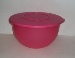 Tupperware Impression 10 Cup Nesting Mixing Bowl Fuchsia Pink