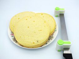 2PCS DIY Cake Slicer , Stratification Auxiliary , Bread Slice , Toast Cut, 5 Layers Leveler Slicer , Kitchen Fixator... N4