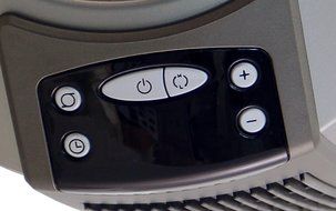 Air King 8566 Oscillating Ceramic Heater with Programmable Thermostat, 8-hour Timer and Remote Control N8