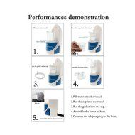 Cszlove Portable Ultrasonic Mesh Respirator Personal Handheld Professional Atomizer Vaporizer Drug Sprayer Inhaler... N5