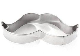 Oi Max Stainless Steel Mustache Shape Cookie Cake Biscuit Pastry Cutter Baking Mold