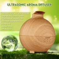 Wood Grain Aroma 600ml Large Capacity Essential Oil Diffuser Deep Aromatherapy Ionizer Ultrasonic Cool Mist Humidifier...