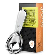 1Easylife Endurance 18/8 Stainless Steel Coffee Scoops Set, 2 Piece Ergonomic Measuring Spoons, 1 Tbsp &amp; 2 Tbsp... N4