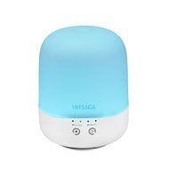 HEESAGA Essential Oil Diffuser, 300ml Ultrasonic Air Humidifier with Touch Control and 7 Color Changing LED, Waterless... N3