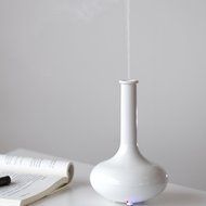 Ultrasonic Aroma Essential Oil Diffuser Humidifier for Home Yoga Office Spa Bedroom Baby Room (White) N4