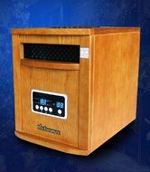 New Diva Tranquility 1500 Watts Vintage Style Infrared Portable Space Heater with Remote Control N2
