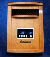 New Diva Tranquility 1500 Watts Vintage Style Infrared Portable Space Heater with Remote Control N3