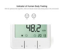 ZOGLAB Smart Intelligent Large LCD Indoor Air Quality Multipurpose Digital Temperature and Humidity Meter N3