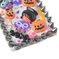 Halloween Theme Phone Case for Motorola Droid Turbo,Yaheeda 3D Handmade Rivets Pumpkin Demon Cartoon Design Clear... N7
