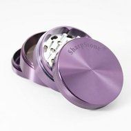 Sharp Stone Official Authentic Large 4 Piece Grinder Hard Top 2.5 Inches Purple + Free Performance Technology...