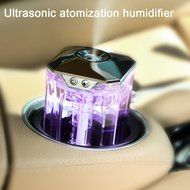 Ultrasonic USB air /Mist Humidifier,Crystal multi-light Humidifier (Fashion silver) N2