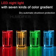 Ultrasonic USB air /Mist Humidifier,Crystal multi-light Humidifier (Fashion silver) N3