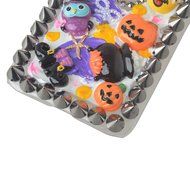 Halloween Theme Phone Case for Motorola Droid Turbo,Yaheeda 3D Handmade Rivets Pumpkin Demon Cartoon Design Clear... N10
