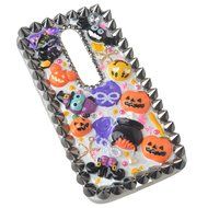 Halloween Theme Phone Case for Motorola Droid Turbo,Yaheeda 3D Handmade Rivets Pumpkin Demon Cartoon Design Clear... N12