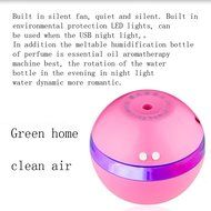 Diffuser jasmine aroma humidifier USB night light (red) N3