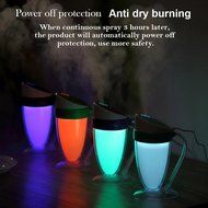 Putars Cool Mist Personal Humidifier-Portable Mini Travel Tabletop Humidifier-USB Rechargeable Ultrasonic with... N20