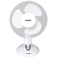 12&quot;, 3 Energy Saving Speeds Oscillating Table Fan, White