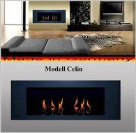 Bio- Ethanol and Fire Gel Fireplace Model Celin - Choose from 6 colors (Anthracite) N8