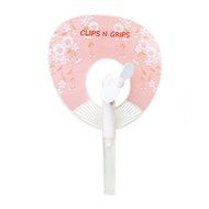 Clips N Grips&reg; Multifunctional 3 in 1 Mini Handheld Mist Fan (White)