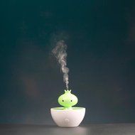 Air Humidifier SANNYSIS New Essential Oil Aroma Diffuser Ultrasonic Humidifier Air Aromatherapy Purifier 3.93inchX4.33inch... N4