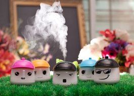 Yupengda Portable Mini Humidifier USB Powered for Office and Bedroom (4 Color to Choose) (Pink) N2