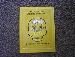 Extra Large XL 2-Sided Skull Mold - Day of the Dead Sugar Skulls, Candy Skulls