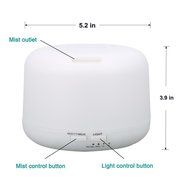 XYF Aromatherapy Essential Oil Diffuser 7 Colors - 300 ml Portable Ultrasonic Cool Mist Aroma Humidifier with... N6