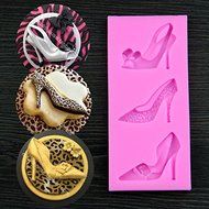 Anyana Silicone High-heeled Shoes Fondant Mold Cake Decorating Pastry Gum Pastry Tool