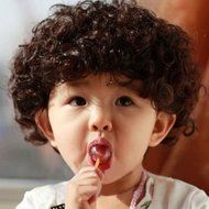 Spritech(TM) Children's Lovely Stylish Deep Brown Fluffy Realistic Short Wavy Curly Hair Wig Fiber Synthetic Wig... N3