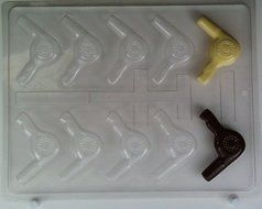 Small hair dryers AO014 All Occasion Chocolate Candy Mold