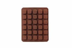 Home Value Candy Mold - Silicone Chocolate Mold - Lower Case Letters, (CHOCMOLDC1310)
