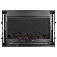 AKDY 36&quot; Wall Mount 2-in-1 Log and Pebble Style Indoor Electric Fireplace Heater N6