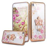 iPhone 7 Case, PHEZEN iPhone 7 Clear Soft TPU Protective Case Back Cover with Beautiful Cherry Blossom Flower... N31