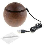 Mini Aroma Diffuser Mist Maker Essential Oil Ultrasonic Humidifier Ionizer Atomizer with USB Lamp ,A6