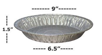 MontoPack Disposable 9-inch Aluminum Foil Tart/Pie Pans (Pack of 20) N2
