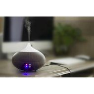 Wood Grain Electric Essential Oil Diffuser Silent Ultrasonic Cool Mist Humidifier Aromatherapy Air Purifier (Dark... N4