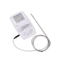 Hense Digital Precision Meat Thermometer for Cooking BBQ Grill,Oven Wireless Countdown Stainless Steel Probes... N6