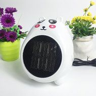 Energy-saving Portable 2-Speed Electric Fan Heater Cute Animal Household Warmer (Blue) N5