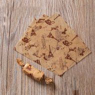 100 Pcs Candy Wrappers Candy Making Wrapping Paper Twisting Wax Papers, 12